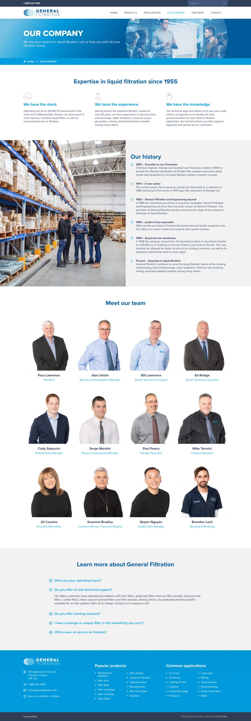 Screenshot of Companyweb page