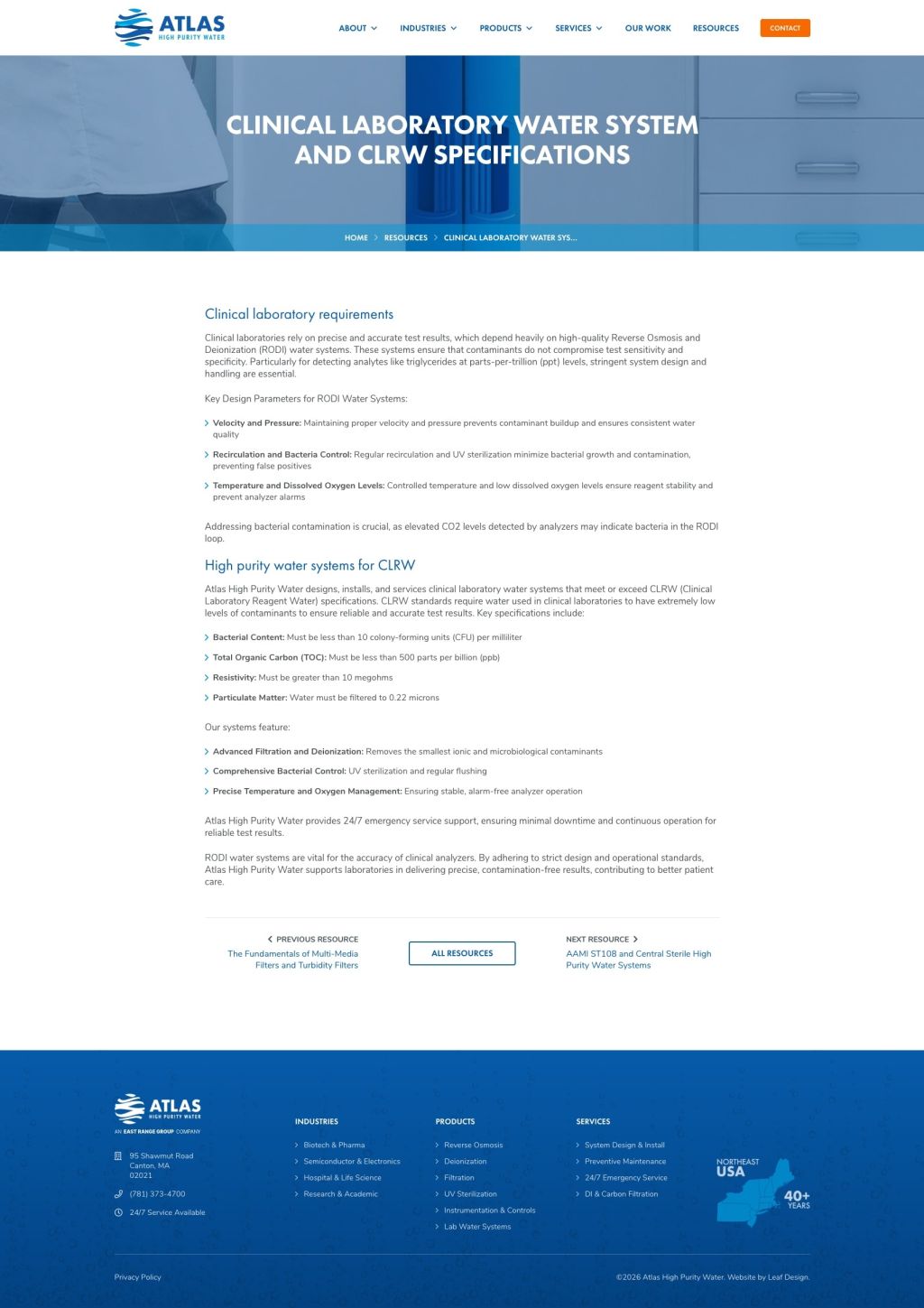 Screenshot of Articleweb page