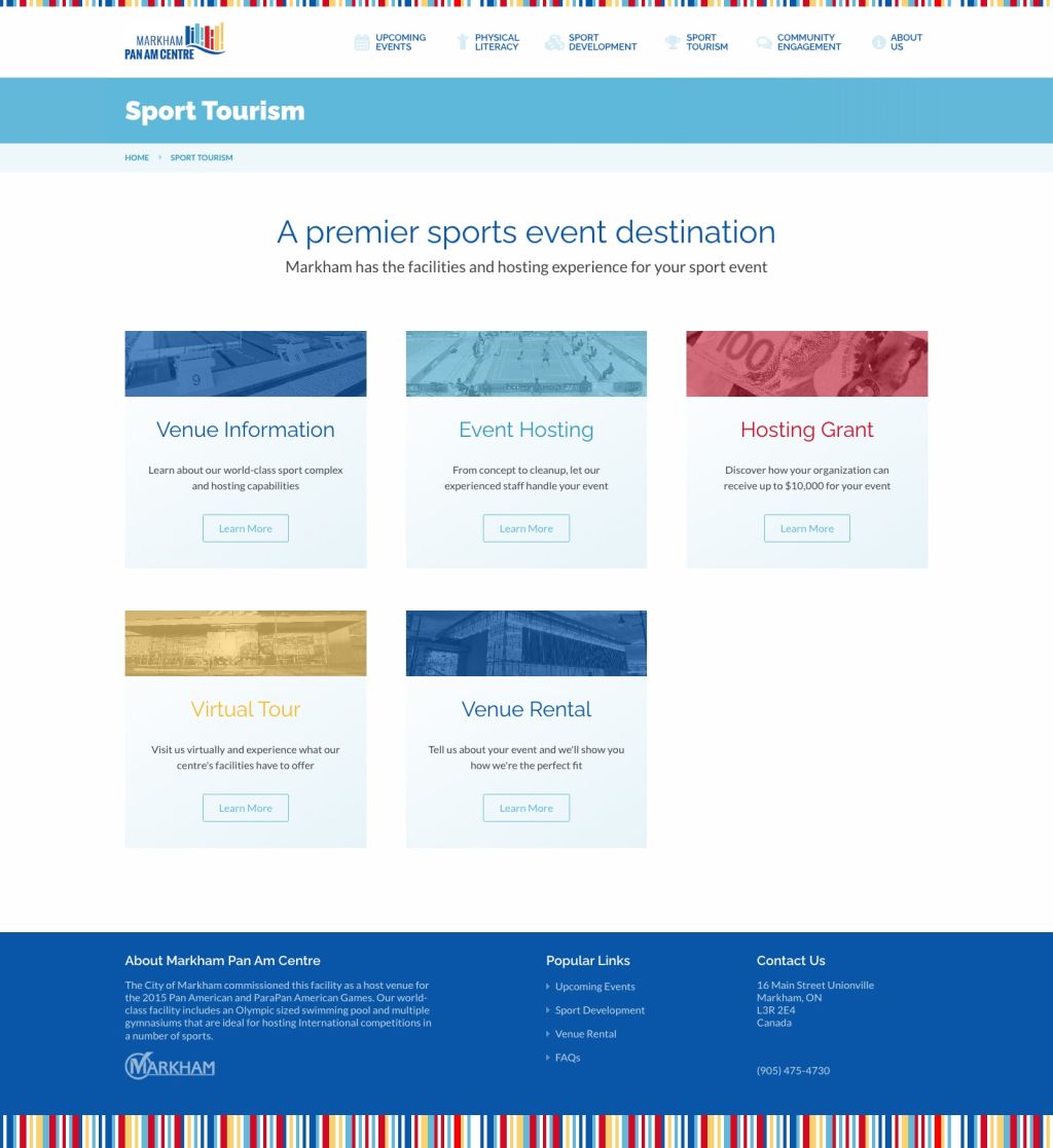 Screenshot of Overview web page